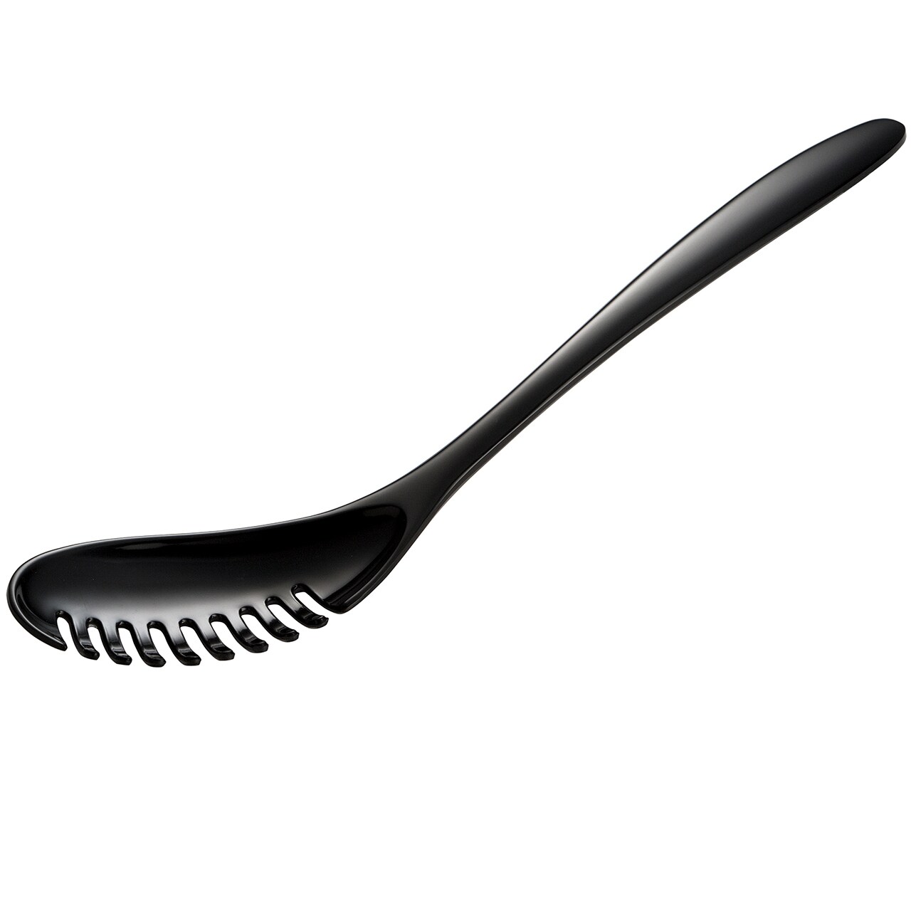 Gourmac 12-Inch Melamine Pasta Server Spaghetti Fork & Strainer